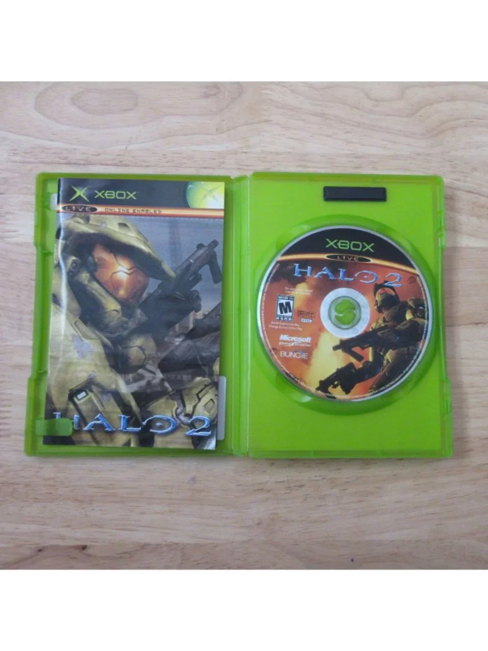 Halo 2 Video Game Microsoft Xbox 2004 with Manual